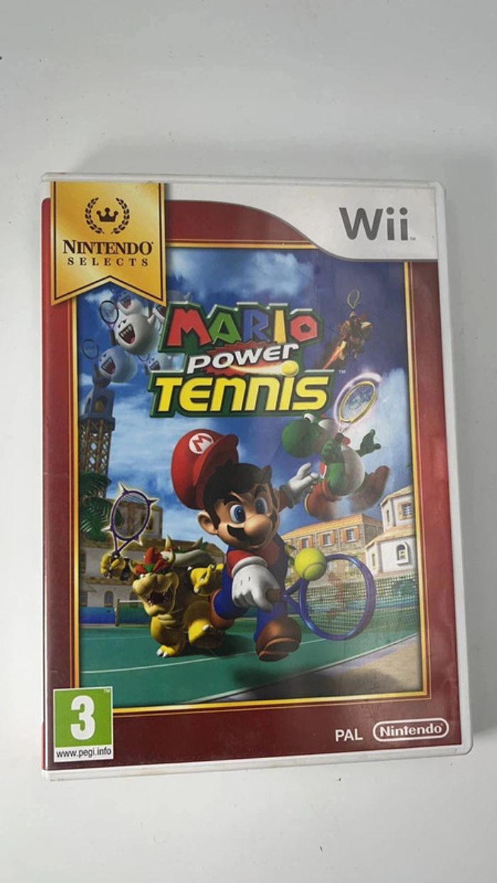 Jeu Nintendo Wii Power tennis carte vip non grattée sans notice