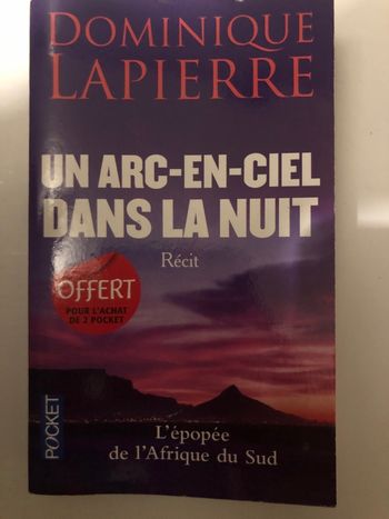 Livre un arc en ciel dans la nuit Dominique Lapierre