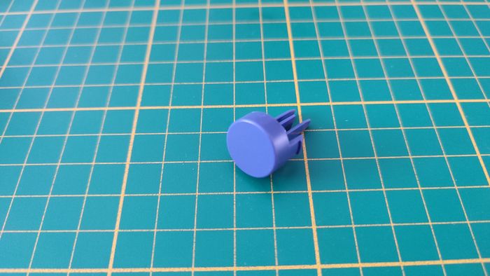 Bouton reset violet pièce détachée console de jeux Nintendo Gamecube DOL-001 (EUR) #E37