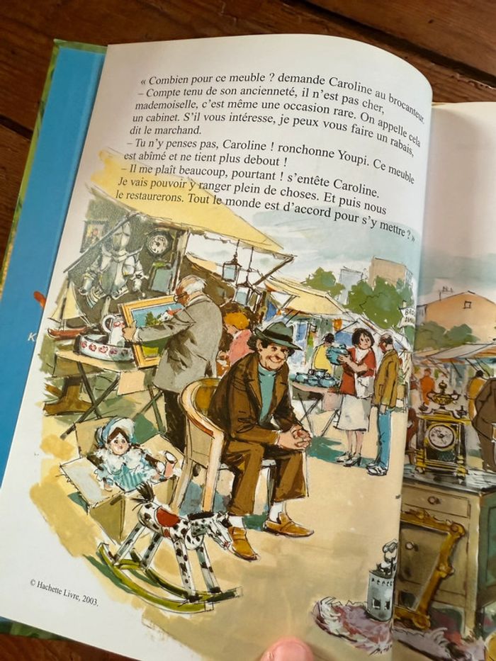 TBE - Caroline et le Potager Ensorcelé livre bd album Pierre Probst Hachette rare - photo numéro 5