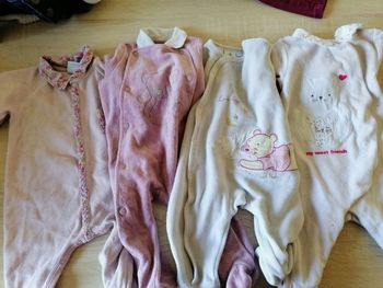 4 pyjamas manches longues