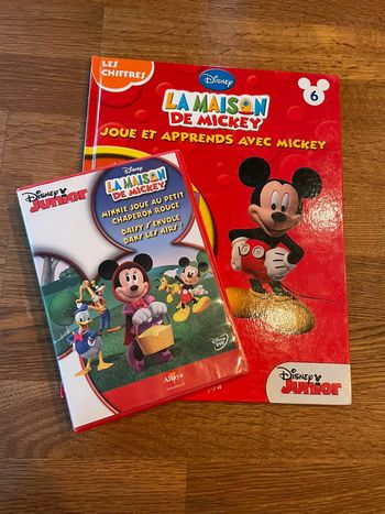 Livre Disney Junior La maison de Mickey Numero 6 avec le DVD Numéro 6