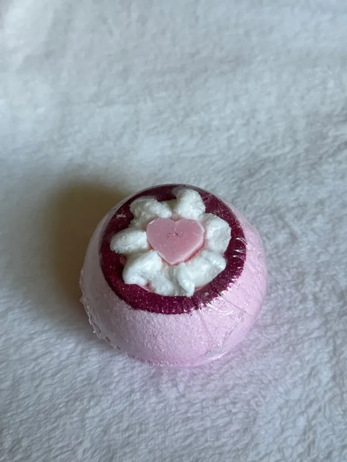 Bombe de bain fraise