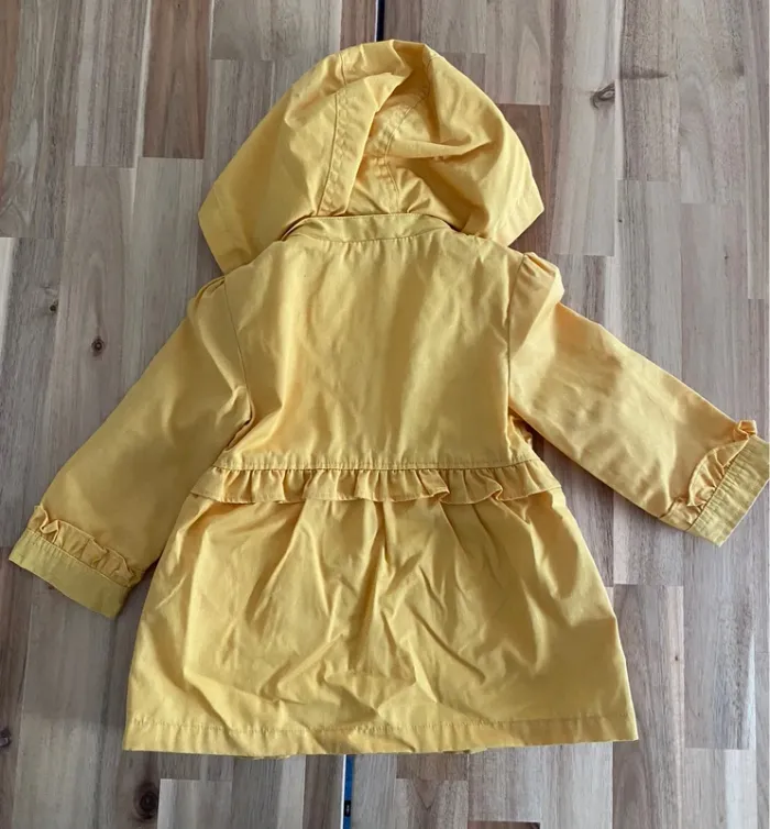 Veste orchestra jaune pailleté et broderie fleur - photo numéro 9