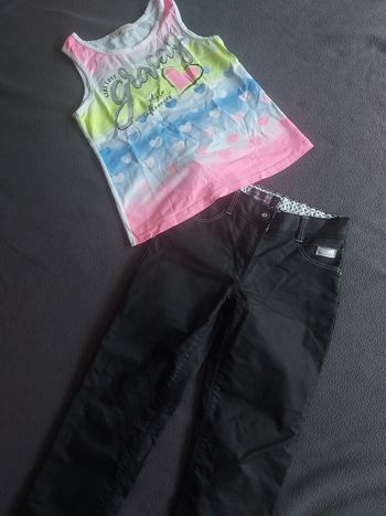 Pantalon noir orchestra et debardeur