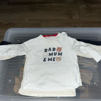 Lot t-shirt 6 mois