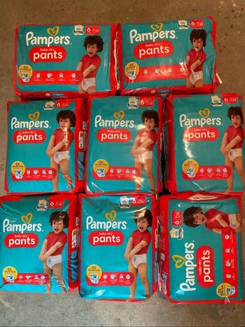 Couche Pampers pants taille 6