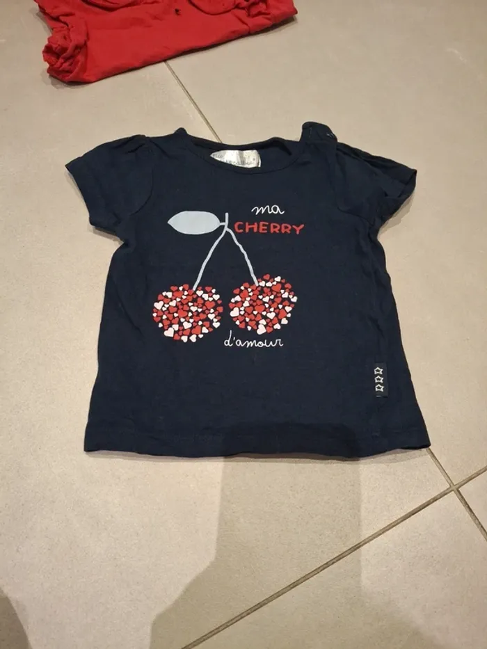 Lot de 14 tee shirts 12 mois fille - photo numéro 16