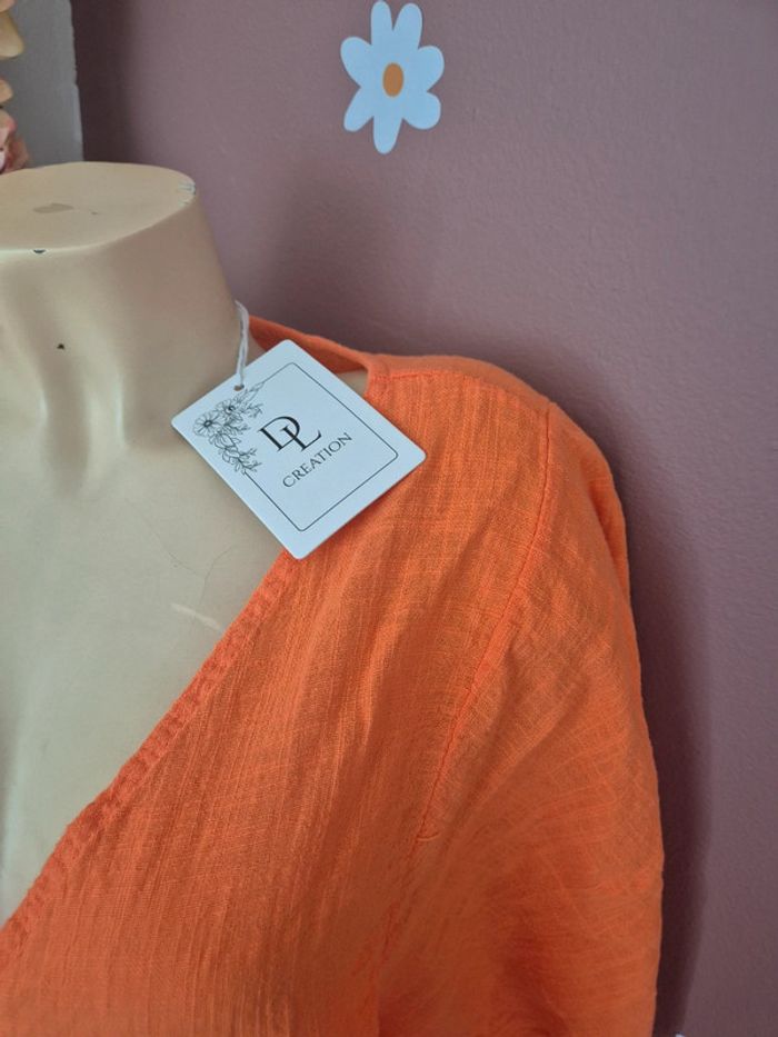 Robe légère orange - photo numéro 3