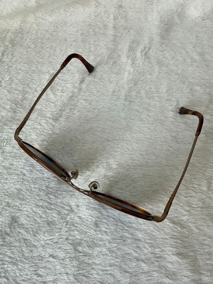 Lunettes de soleil Persol femme – Monture écaille, double pont, verres bleus - photo numéro 3