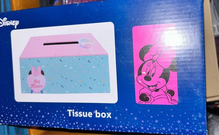 Boîte à mouchoirs Minnie + plaid