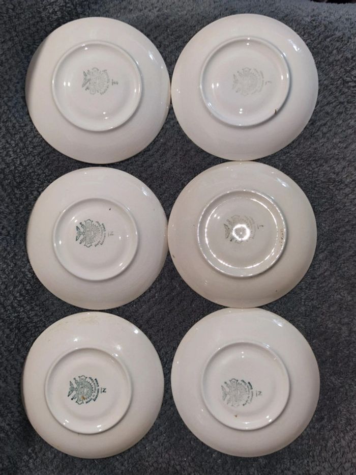 🌺 lot de 6 sous tasses Villeroy & boch - photo numéro 2