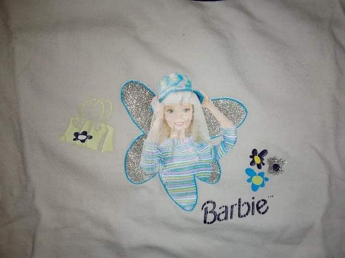 Tee shirt fille 4 ans Barbie - photo numéro 3