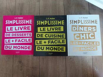 3 livres de cuisine