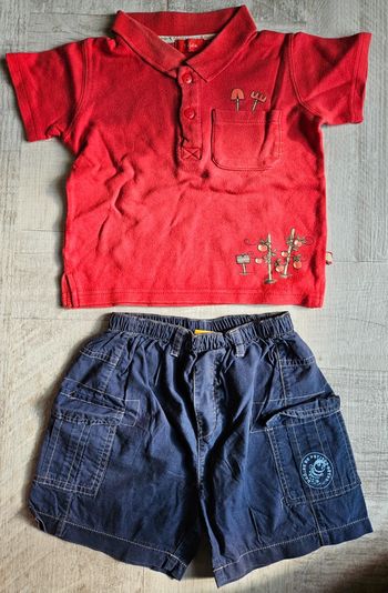 Ensemble 18 mois été garçon