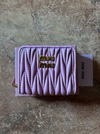 Porte Monnaie Rose Miu Miu