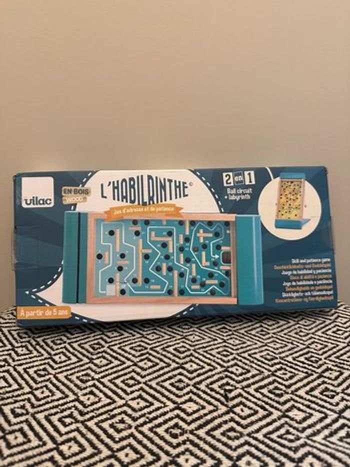 Vilac - L'Habilrinthe jeu d'adresse et de patience- Dès 5 ans - photo numéro 2