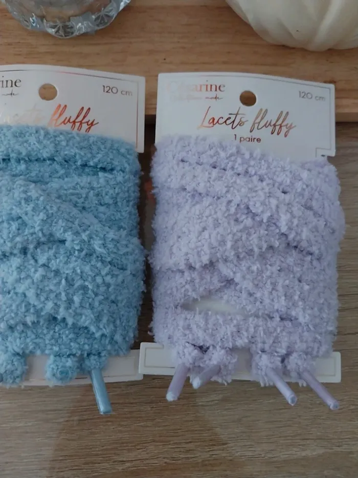 2 paires de Lacets Fluffy 120 cm - photo numéro 2