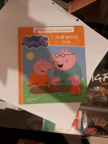 Livre sur les émotions peppa pig je ne boude plus