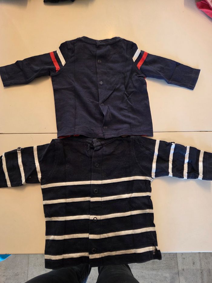 Lot t-shirts manches longues 3 mois - photo numéro 2