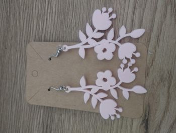 Boucle d'oreille fleur