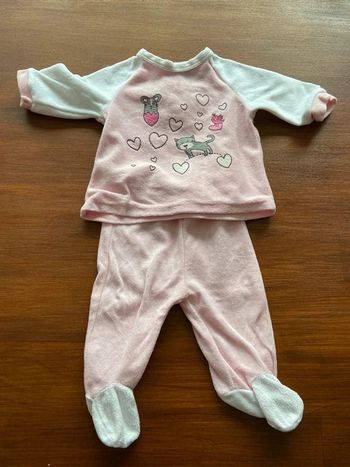 Pyjama velours 3 mois influx