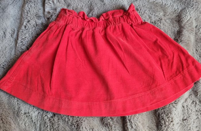 Jupe velour rouge - photo numéro 2