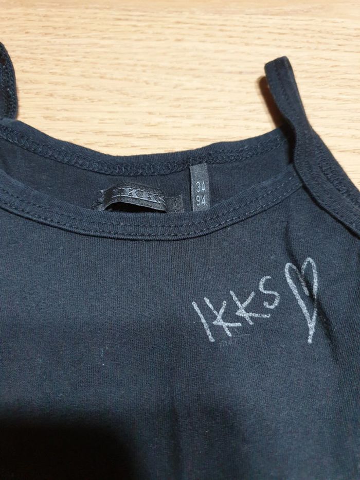 Robe noire à fines bretelles 3 ans IKKS - photo numéro 3