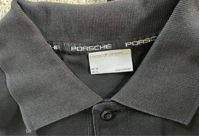 Polo noir taille M marque Porsche - photo numéro 2