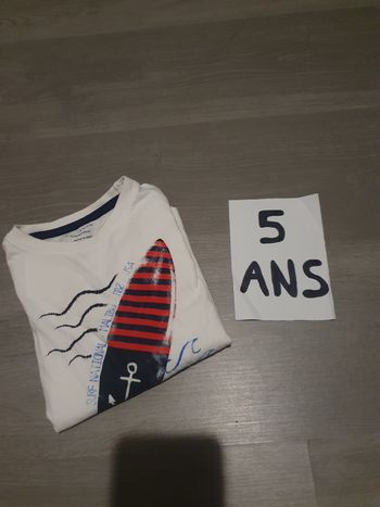 Maillot t-shirt 5/6ans garçon