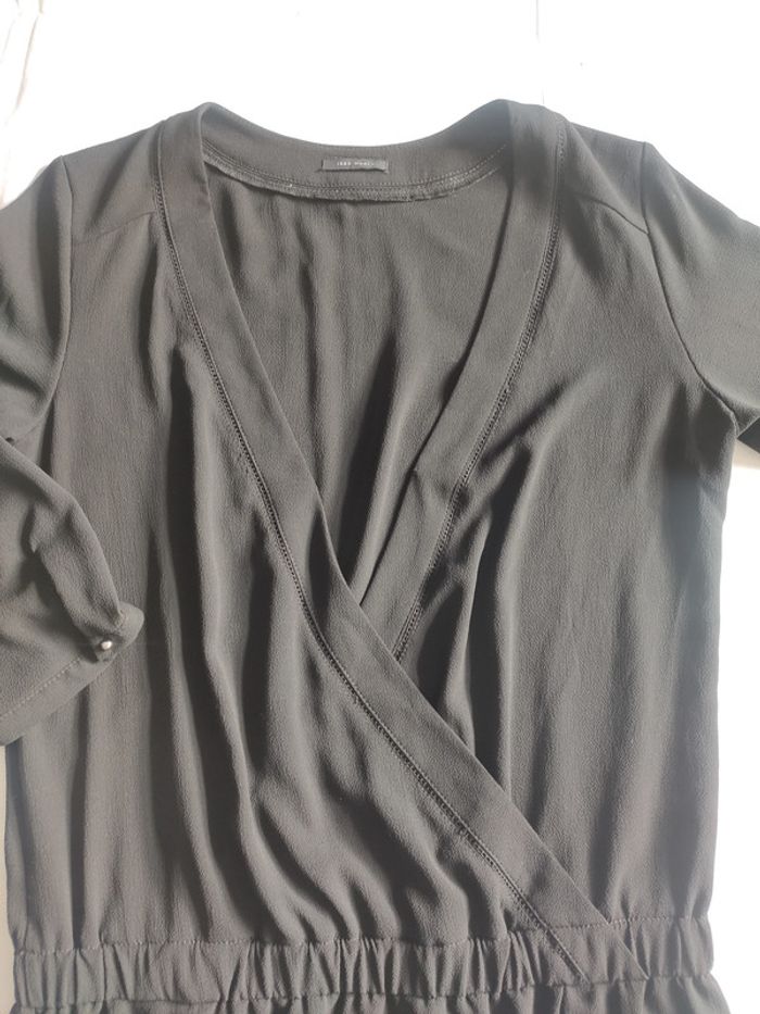 Tunique noire IKKS women cache cœur /jupe portefeuille 36 très bon état - photo numéro 6
