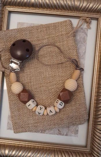 Attache tétine personnalisé