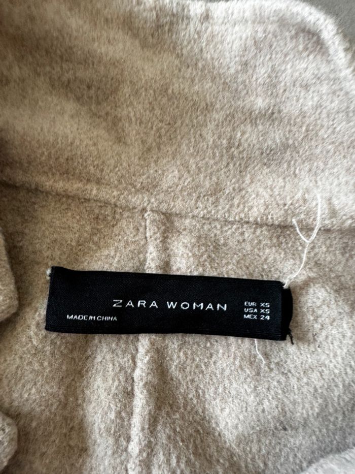 Long manteau Zara Woman, taille XS, bon état - photo numéro 2