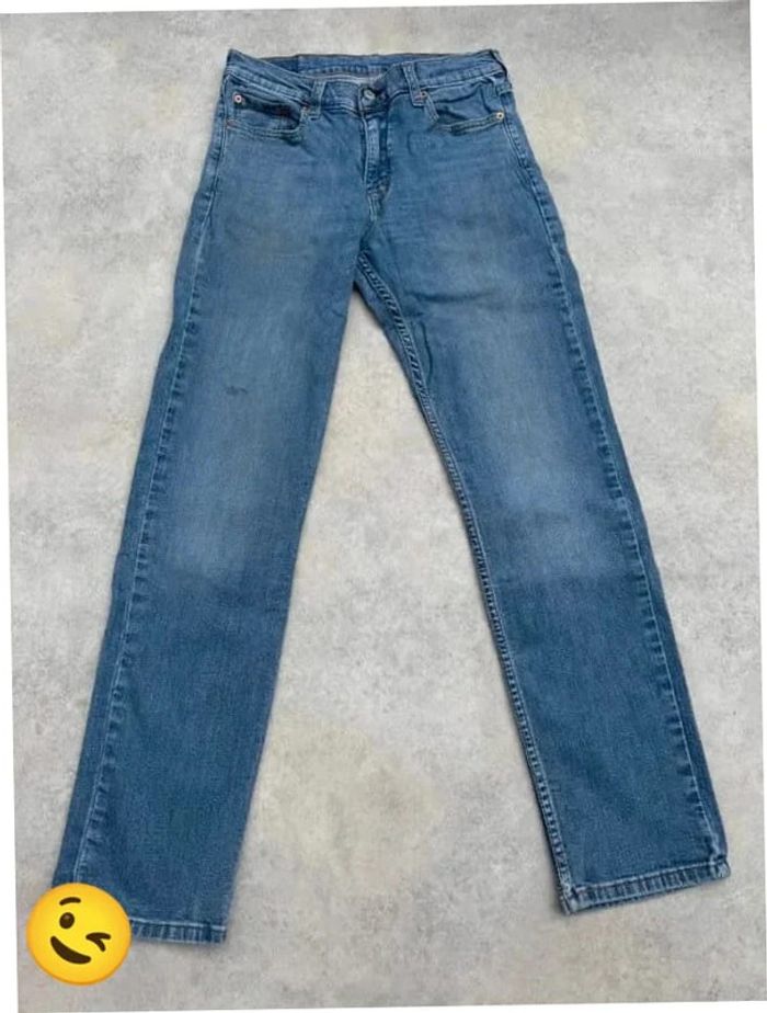 Jeans Levi's 511 W31 FR40 L32 coupe droite bleu Homme Men pan320b - photo numéro 4