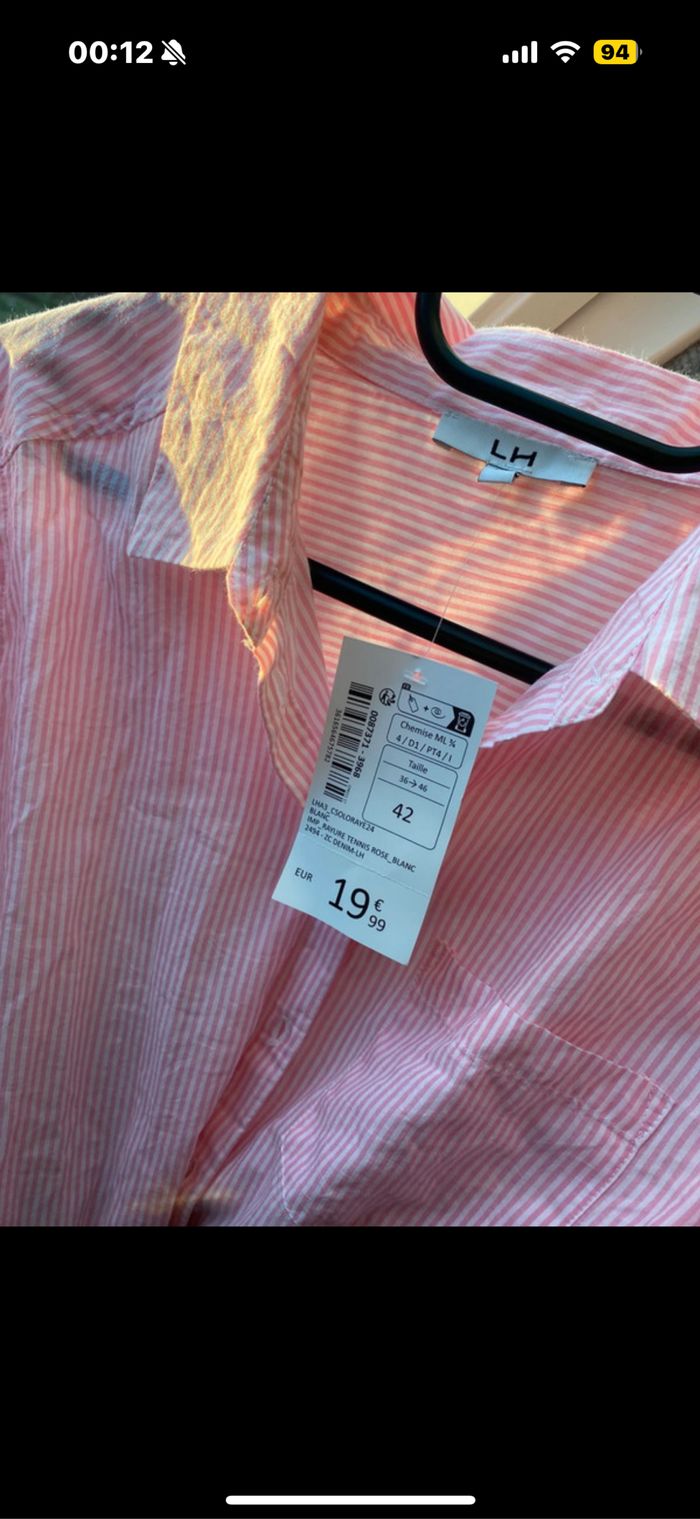 Chemise rose - photo numéro 3