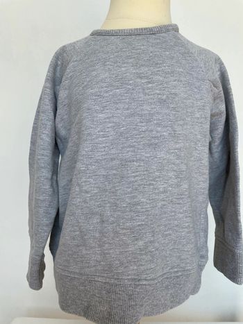 Sweat gris manche longue