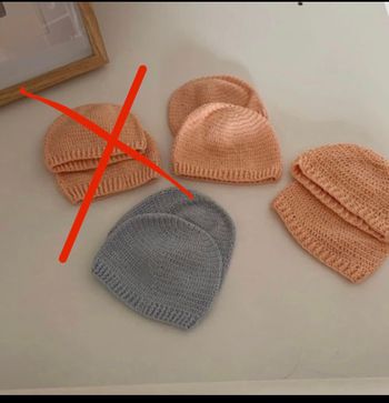 Bonnet naissance en crochet