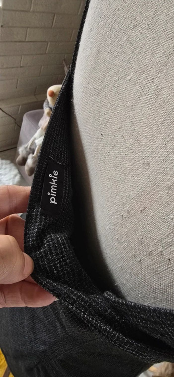 Superbe robe chasuble à bretelles grise neuve - photo numéro 7