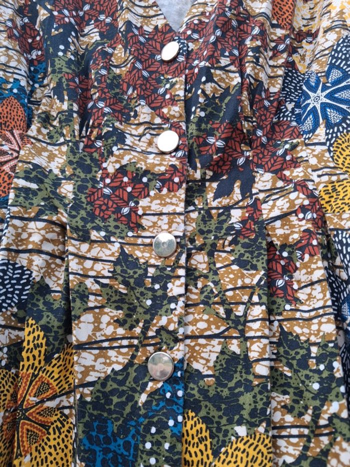 Robe courte fleurie Naf Naf taille 36 - photo numéro 2