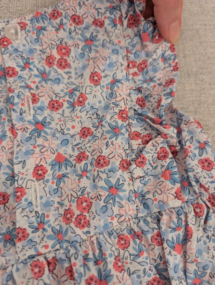 Robe fleurie bleue 12mois - photo numéro 7