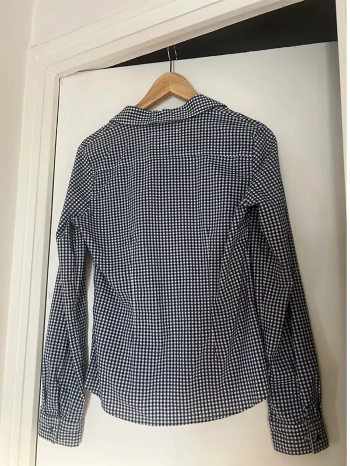 Chemise vintage - taille S - à carreaux - photo numéro 3