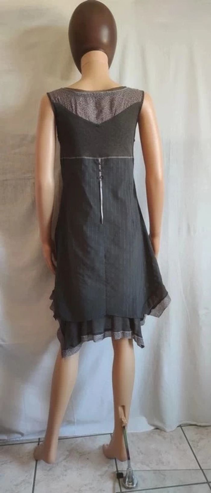 Robe asymétrique sans manches / Chasuble T. 42 La Mode Est À Vous / LMV - photo numéro 8