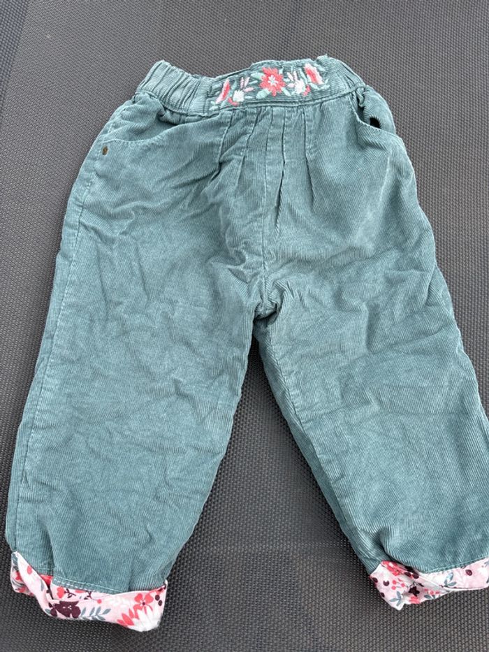 Pantalon chaud doublé polaire 12M