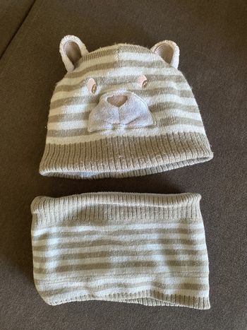 Bonnet et écharpe 18 mois