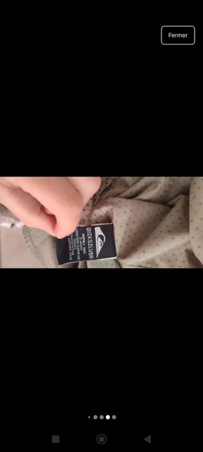 Chemise Quicksilver original tête de mort vintage - photo numéro 6