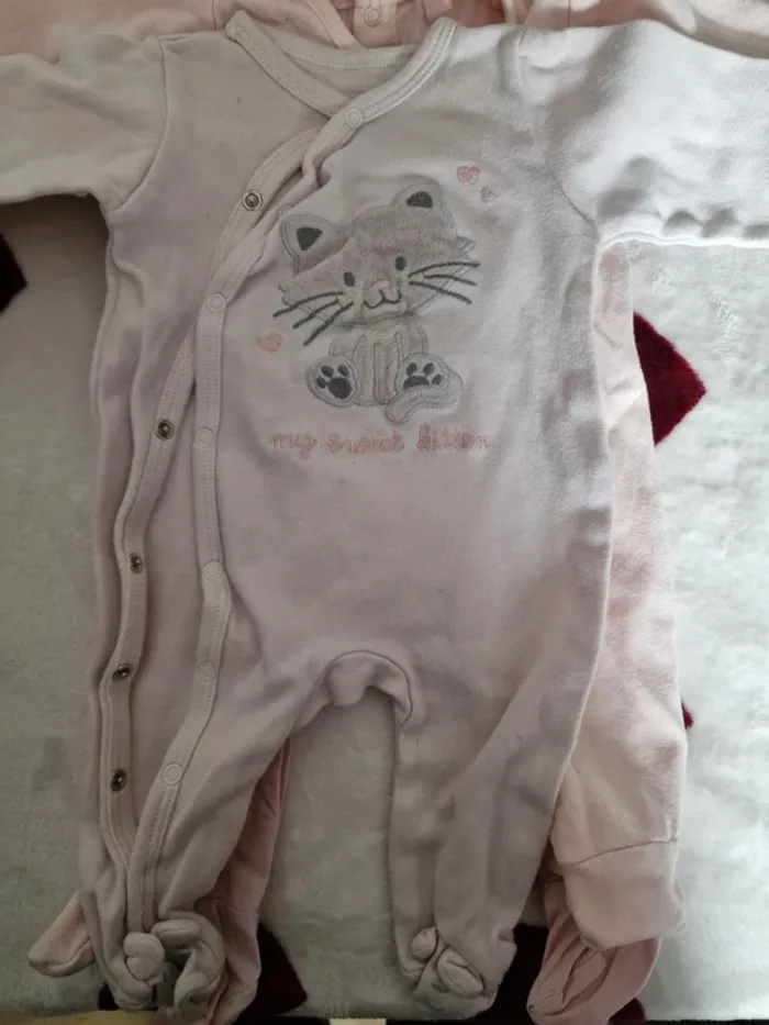 Lot pyjamas en coton 3 mois - photo numéro 5