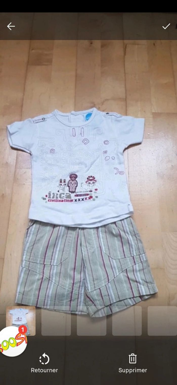 Joli ensemble garçon 3 mois
