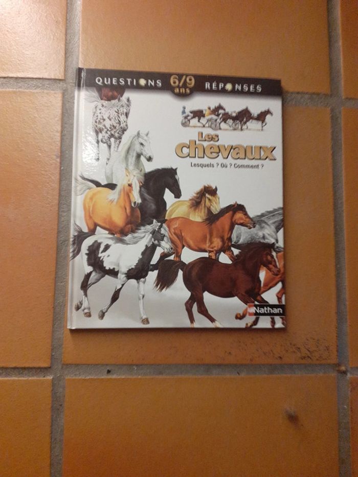 Livre questions réponses les chevaux