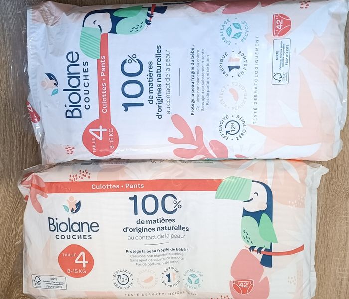 Couche culotte biolane taille 4 neuve