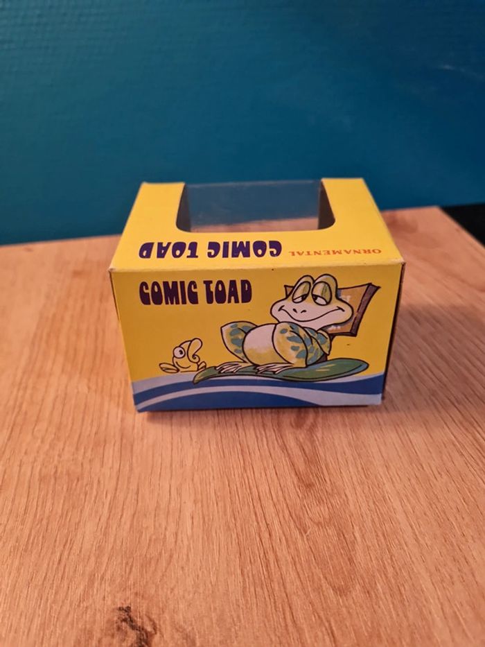 Figurine Grenouille Comic Toad en plastique 1970 Vintage - photo numéro 3